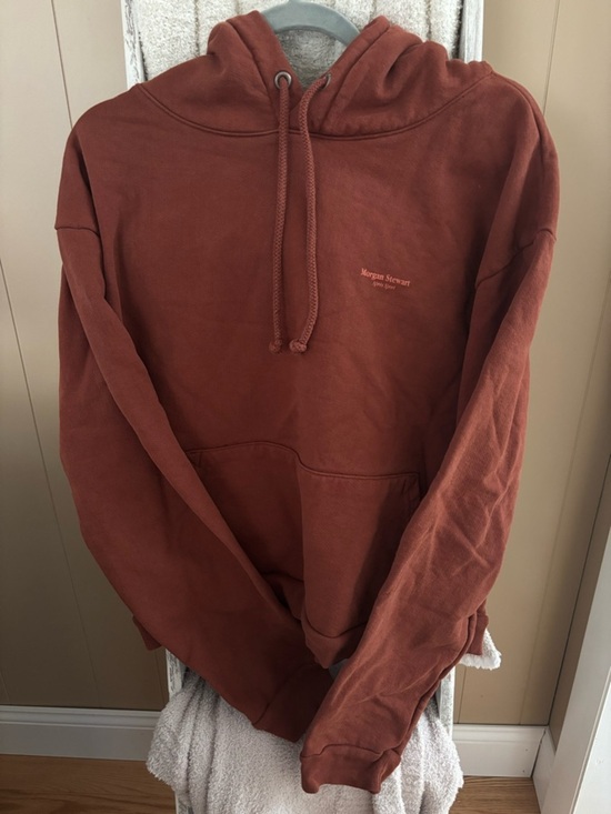 Morgan Stewart Sport Tops - Morgan Stewart Sport Rust Hoodie